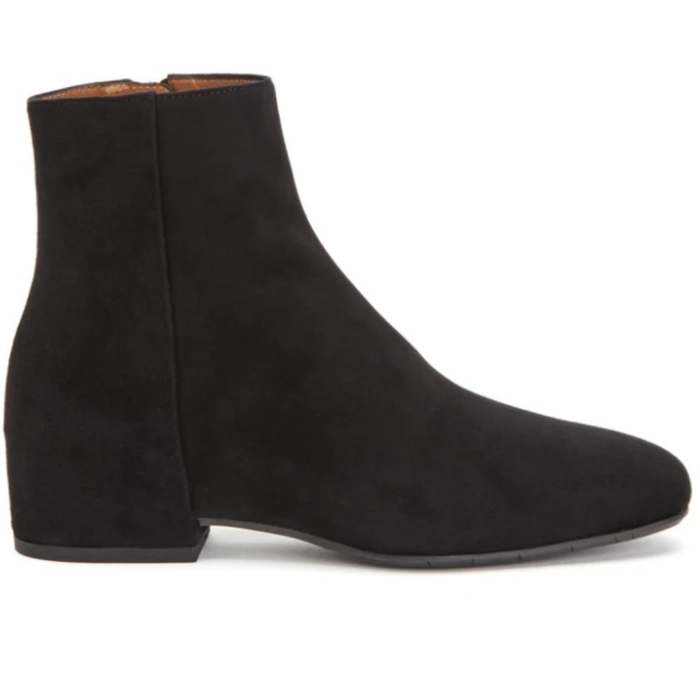 Vince Black Suede Booties Size
